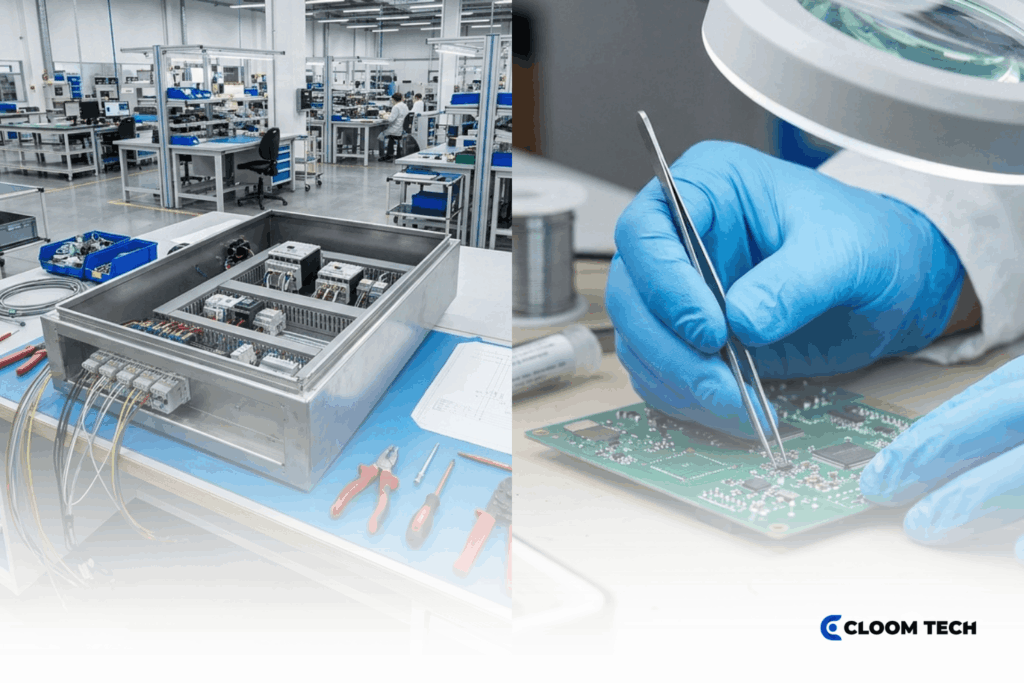 box build vs pcb assembly differences in scope and output