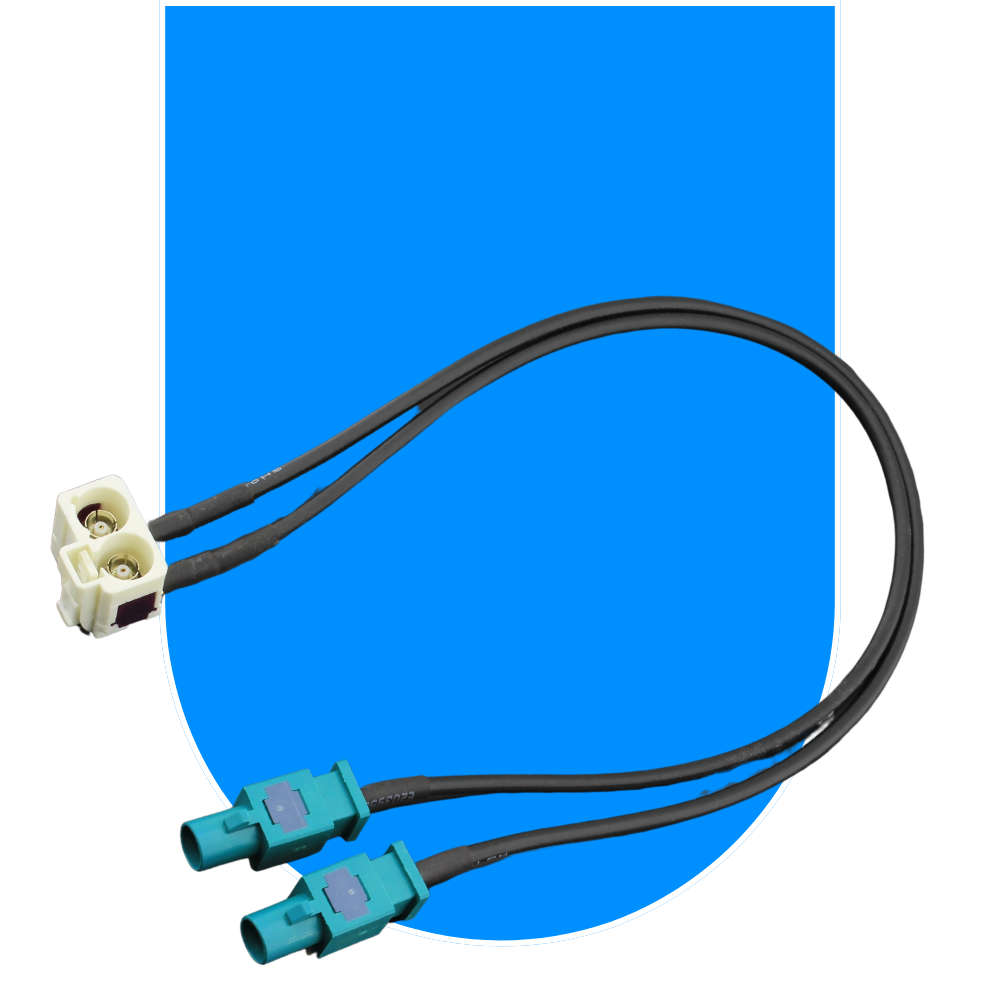 custom cable assemblies incorporating mini fakra connectors