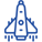rocket launch icon