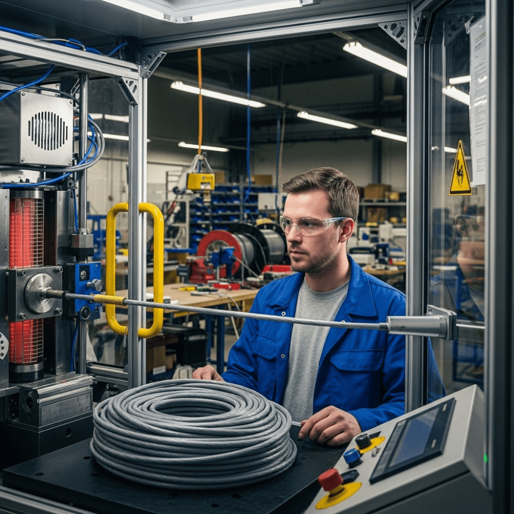 environmental and endurance testing wind turbine cable assemblies