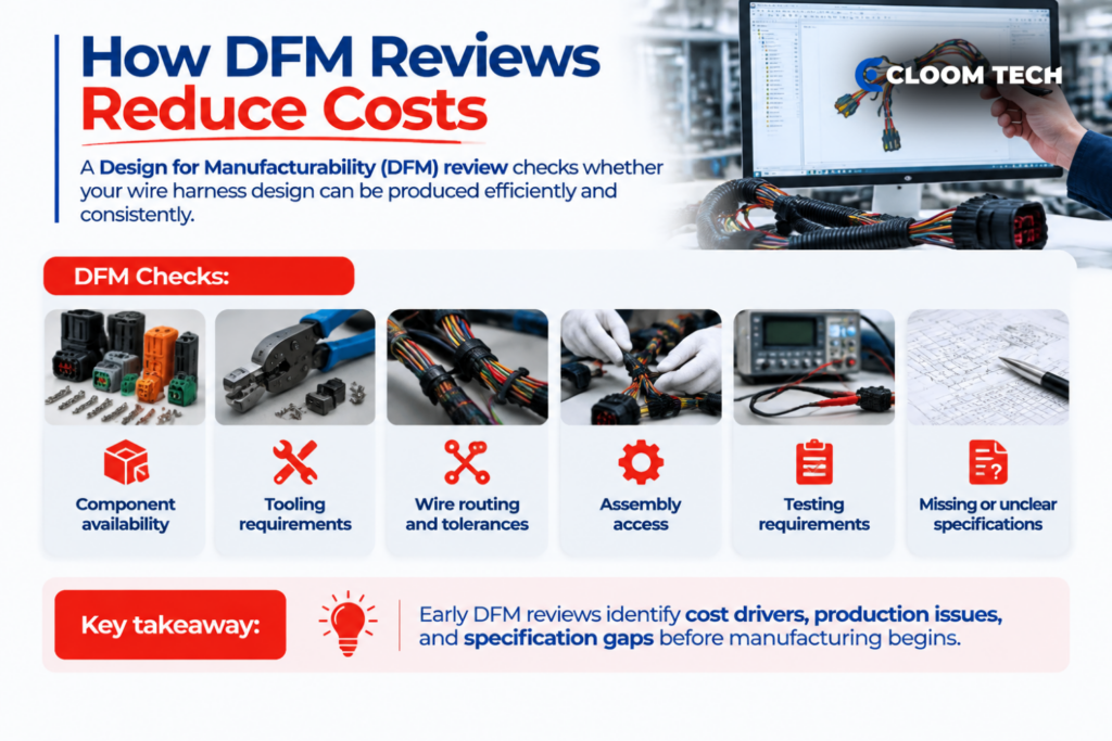 how a dfm review catches cost driving specification choices