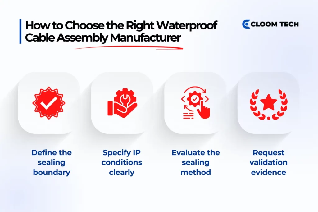 how to choose the right waterproof cable assembly manufacturer