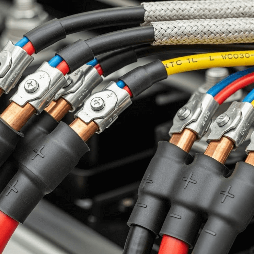 power & battery cable looms