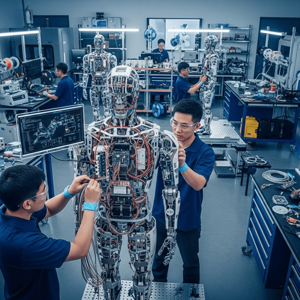 prototyping and new humanoid robot development