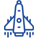 rocket launch icon