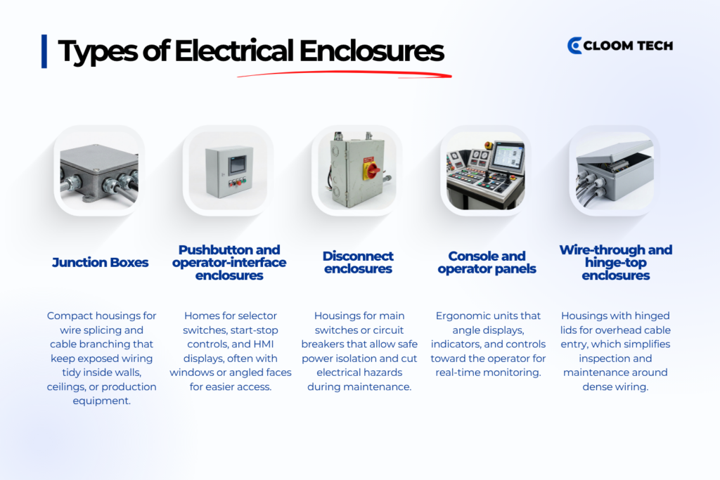types of electrical enclosures