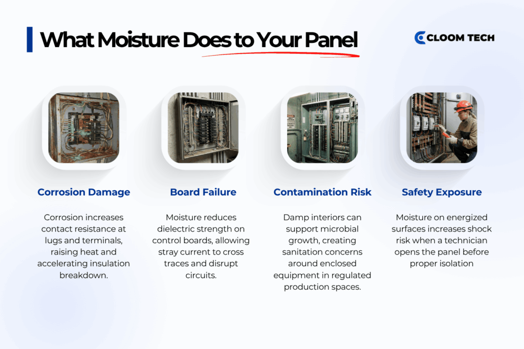 what moisture does to your panel remove moisture from an electrical panel