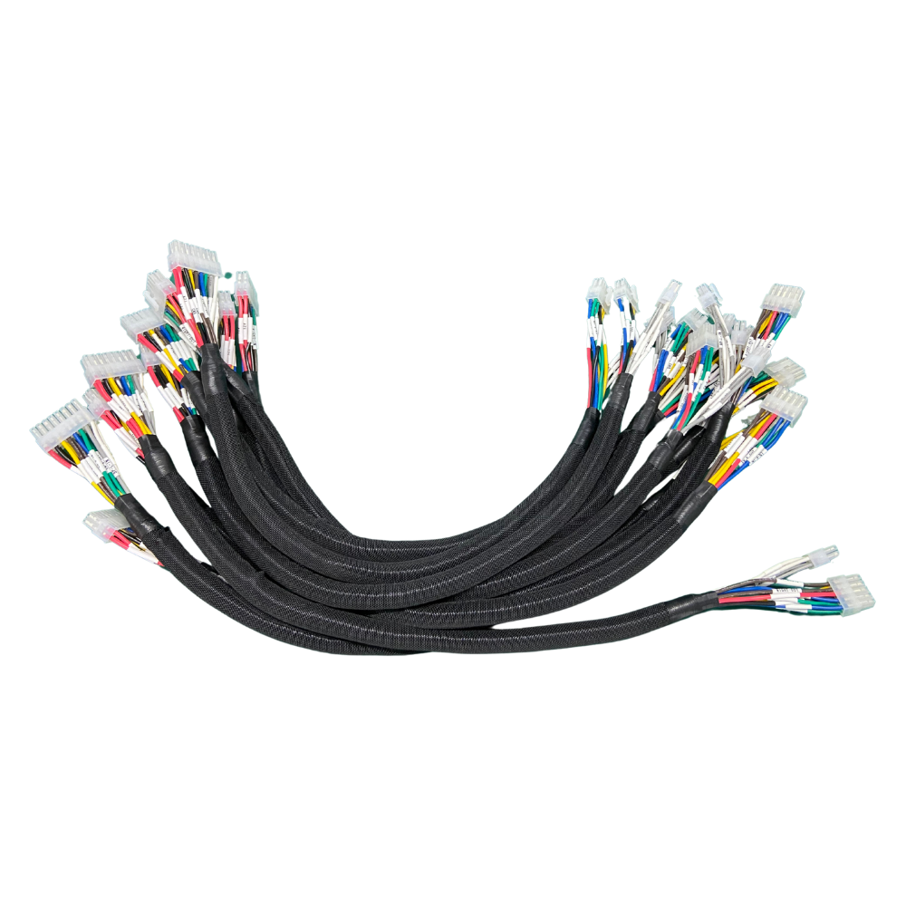 wire assembly for testing equipment