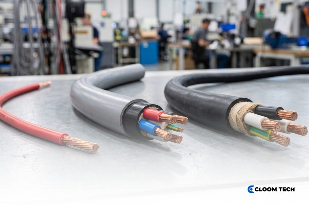 wire vs cable vs cord